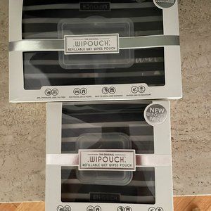 wipouch monochrom stripes black white WIPES & MINI